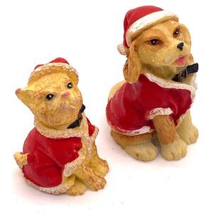 Cat Dog Figurine Set Humane Society of United States
